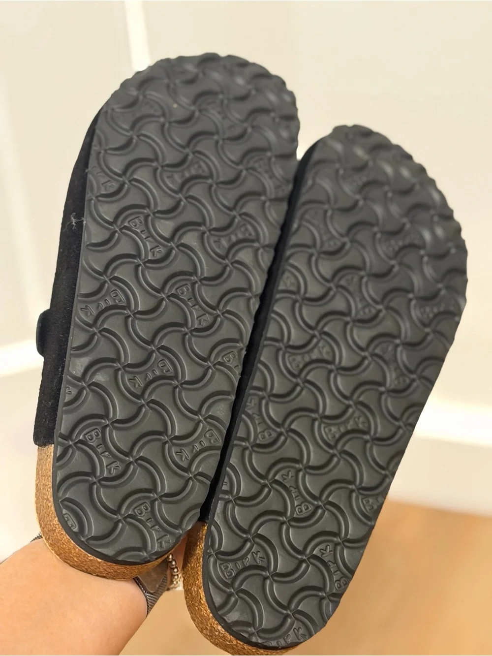Birkenstock Boston Suede Slip-On Clog - Black